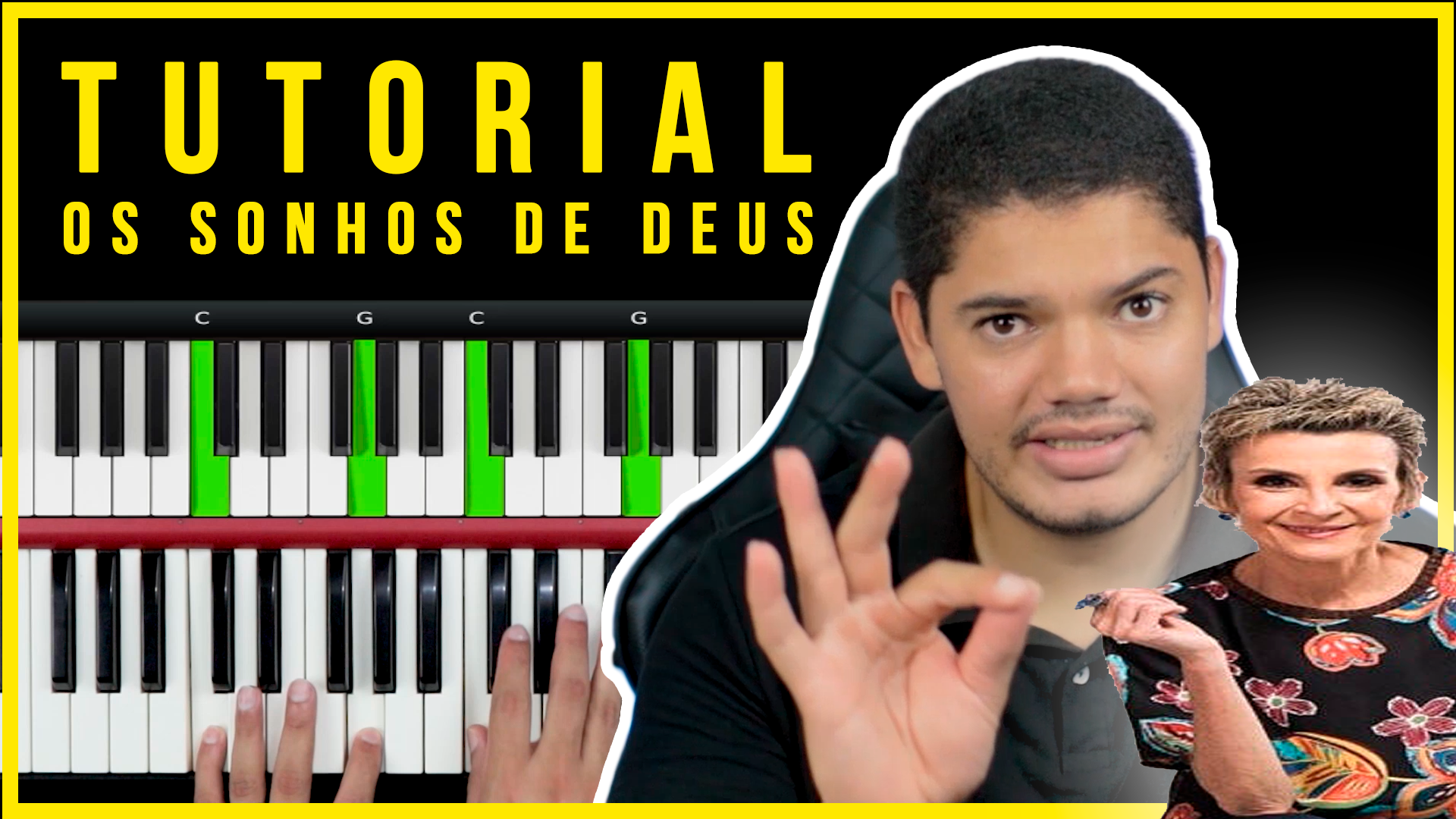 Tutorial Os Sonhos De Deus No Teclado Ludmila Ferber Tocar Teclado