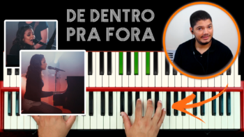 De Dentro pra Fora (Julia Vitoria) Tutorial Teclado